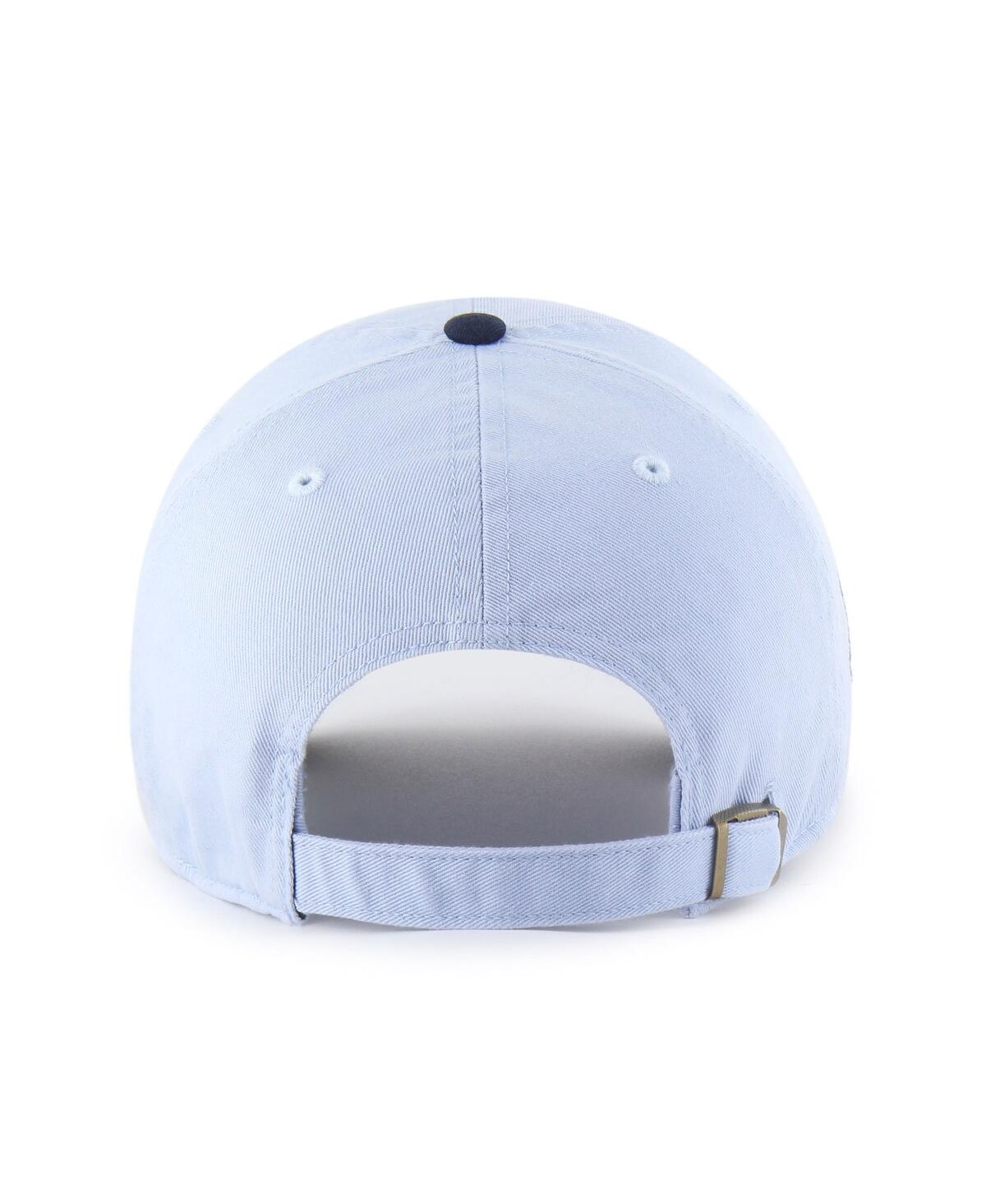 47 Brand Men's Light Blue Washington Nationals 2025 City Connect Clean Up Adjustable Hat In Blue