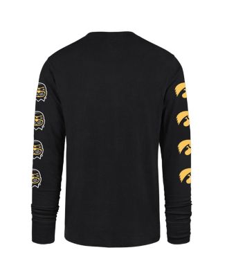 Men's Black Iowa Hawkeyes Go Big Long Sleeve T-Shirt