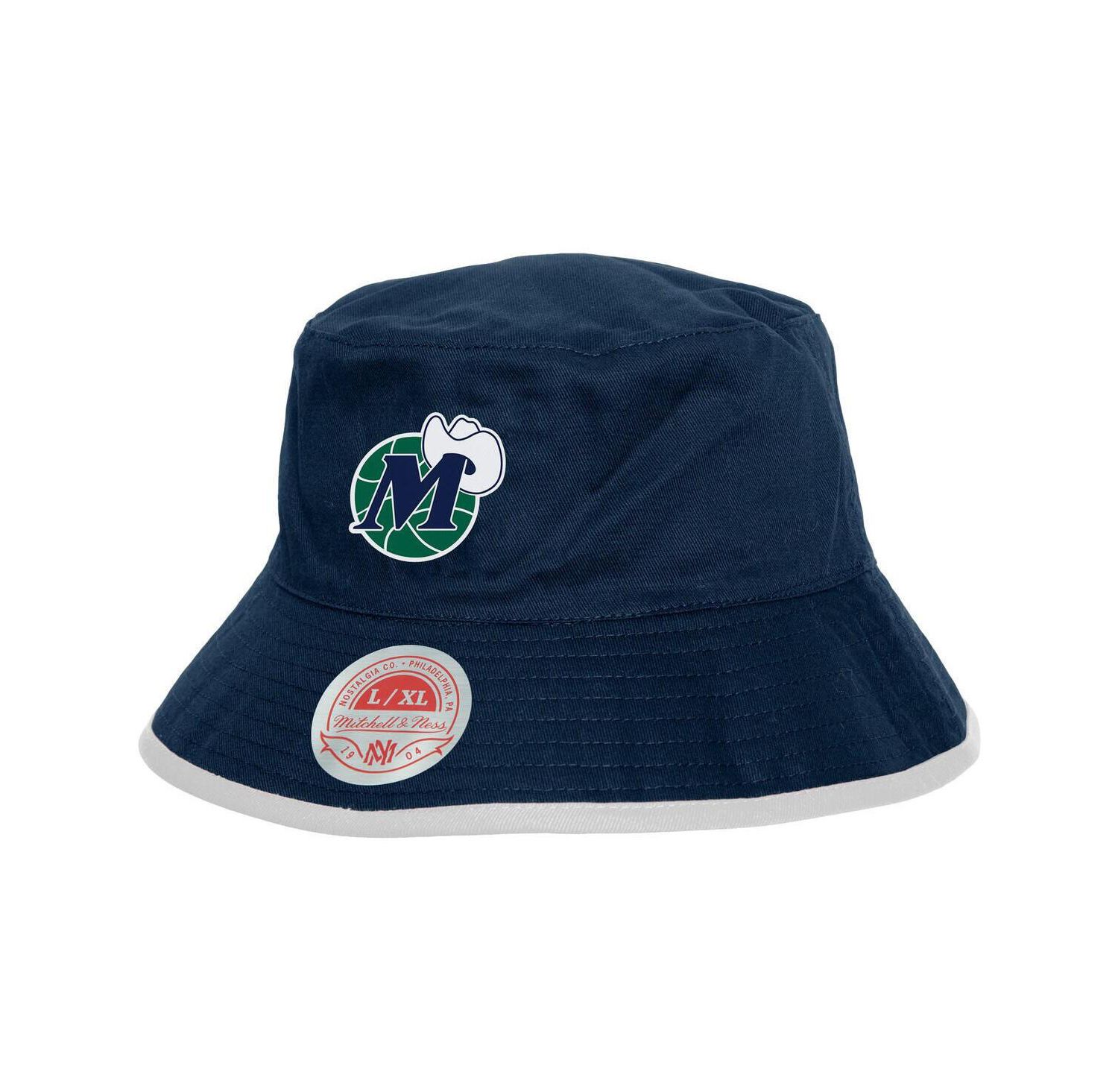 Men's Navy/Green Dallas Mavericks Flip It Reversible Bucket Hat