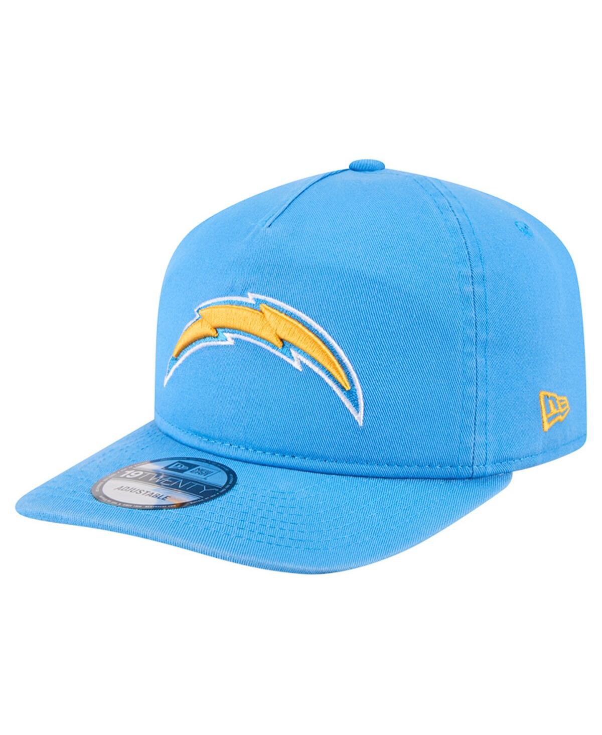 New Era Men'sâ Powder Blue Los Angeles Chargers Team 19twenty Adjustable Hat In Brown
