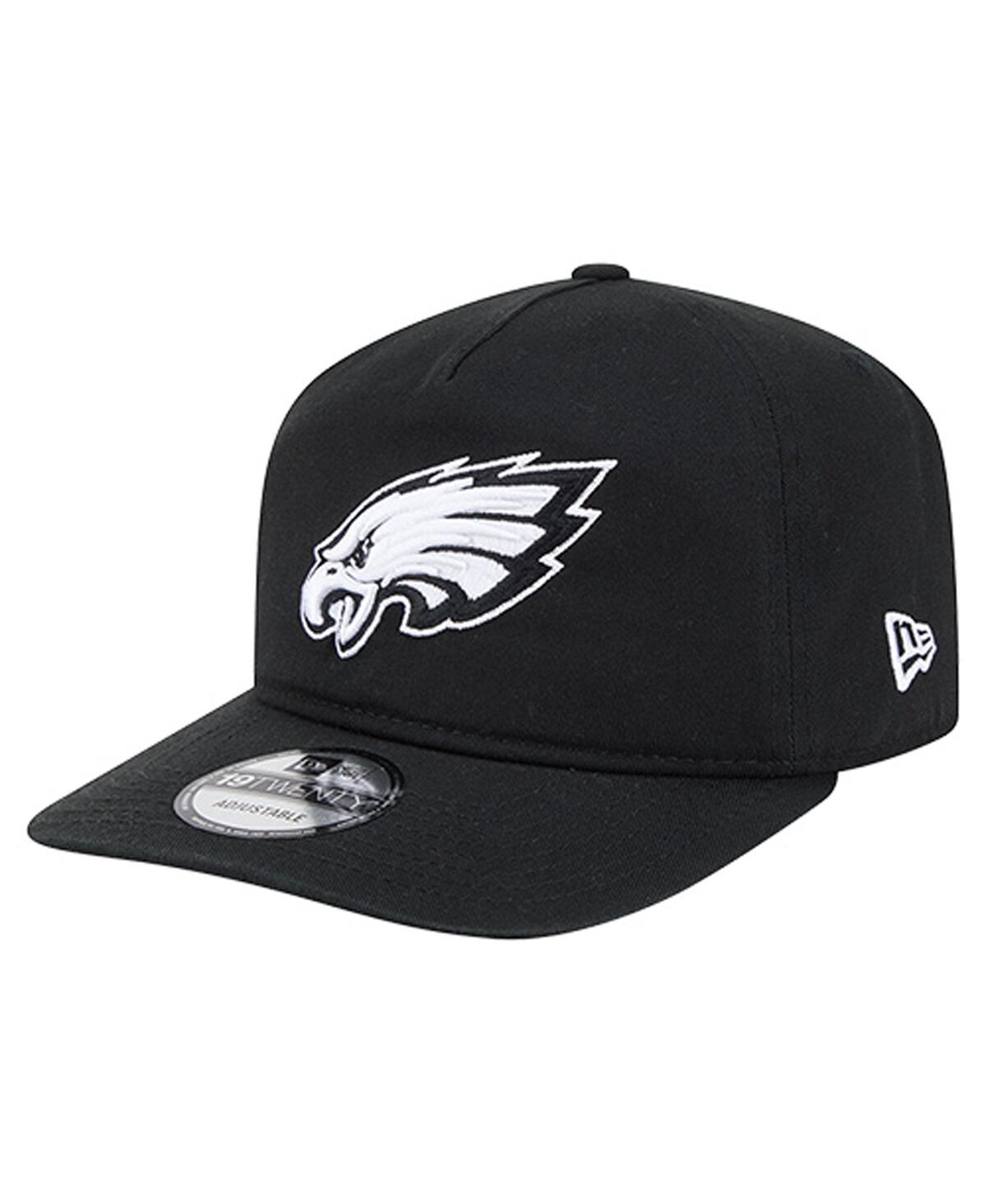 New Era Men'sâ Black/white Philadelphia Eagles 19twenty Adjustable Hat In Brown