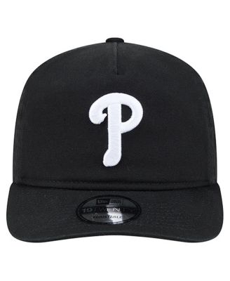 Men's Black/White Philadelphia Phillies 19TWENTY Adjustable Hat