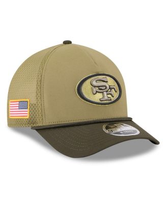 New Era - Men's Green San Francisco 49ers 2025 Salute to Service 9FORTY A-Frame M-Crown Adjustable Hat