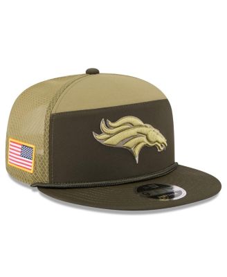 New Era - Men's Dark Green Denver Broncos 2025 Salute to Service Split Panel 9FIFTY Snapback Hat