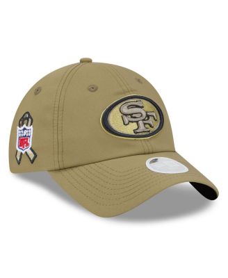 New Era - Women's Green San Francisco 49ers 2025 Salute to Service Pony Tail Adjustable Hat