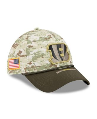 New Era - Men's Camo Cincinnati Bengals 2025 Salute to Service 39THIRTY Flex Hat