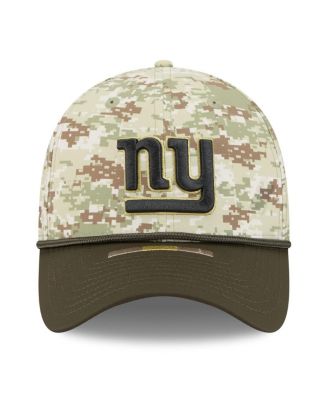 Men's Camo/Dark Green New York Giants 2025 Salute to Service 39THIRTY Flex Hat