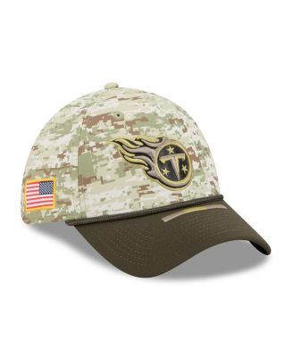New Era - Men's Camo Tennessee Titans 2025 Salute to Service 39THIRTY Flex Hat