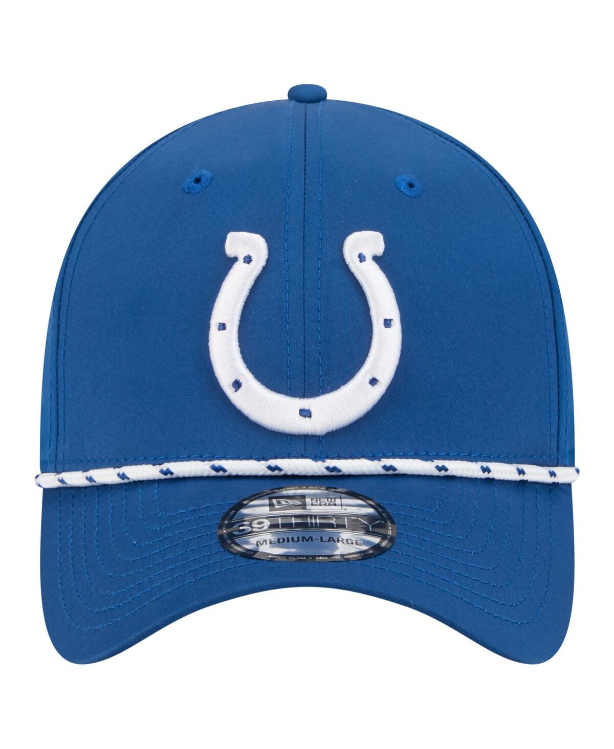 New Era Men'sâ Royal Indianapolis Colts Perforated 39thirty Flex Hat In Blue