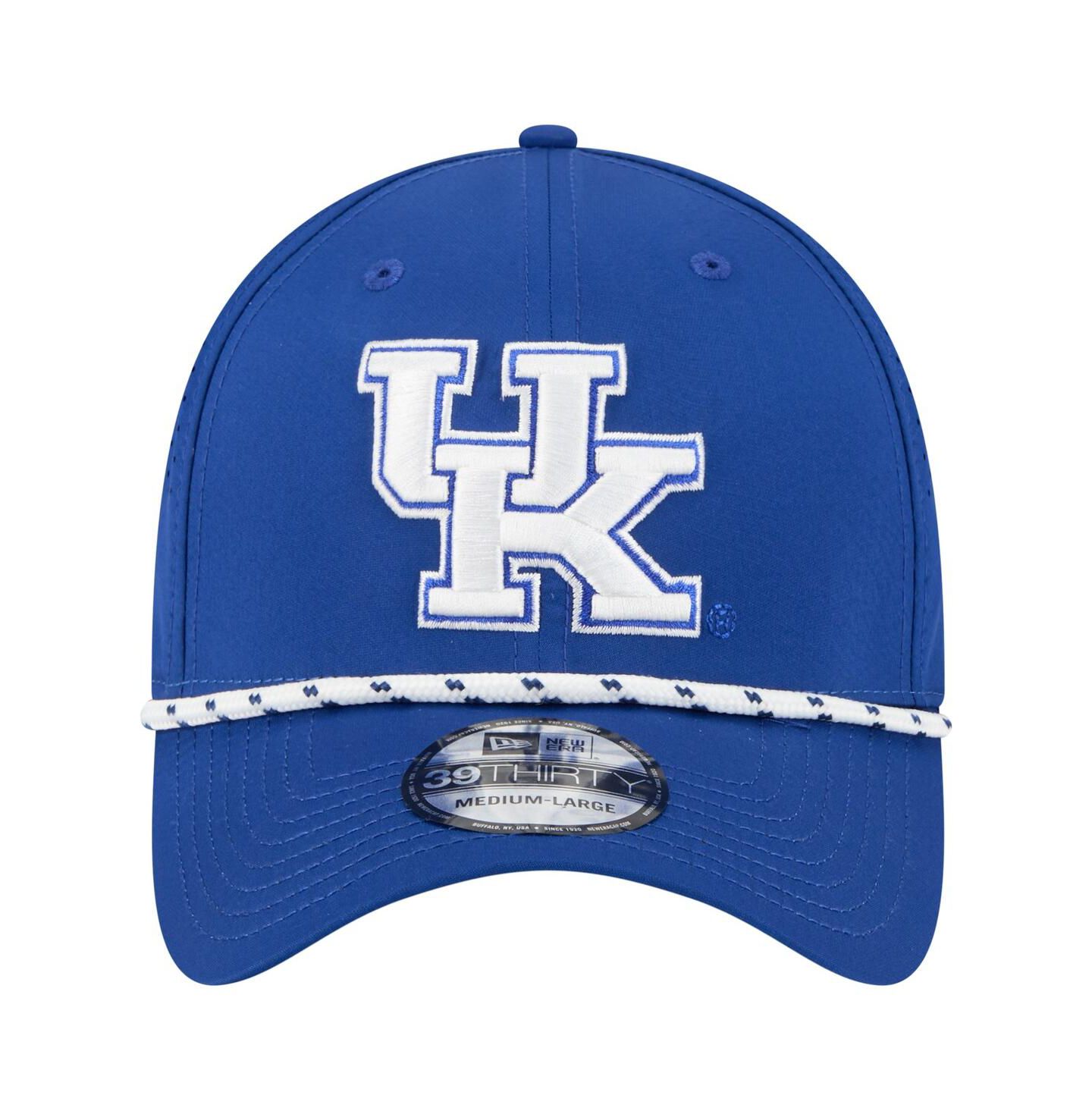Мужская кепка New Era Royal Kentucky Wildcats Rope 39THIRTY Flex Hat — фото 5