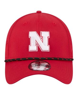 Men's&nbsp;Scarlet Nebraska Huskers Rope 39THIRTY Flex Hat