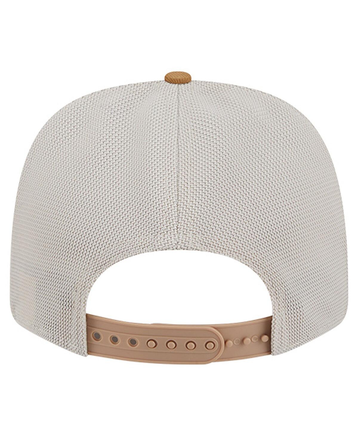 New Era Men's Stone/white St. Louis Cardinals 9seventy Trucker Adjustable Hat In Brown