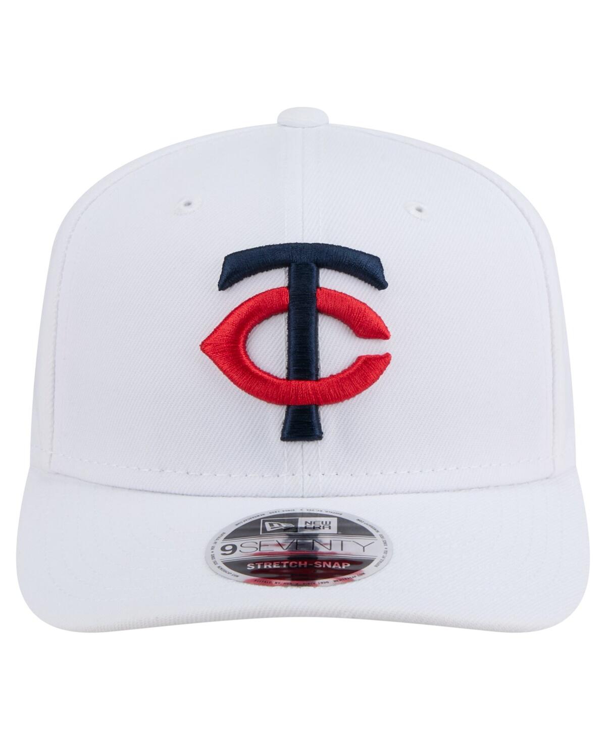 New Era Men's White Minnesota Twins Coolera 9seventy Adjustable Hat In White