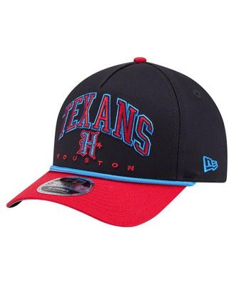 New Era - Men's&nbsp;Navy Houston Texans H-Town Arch 9FORTY A-Frame Adjustable Hat