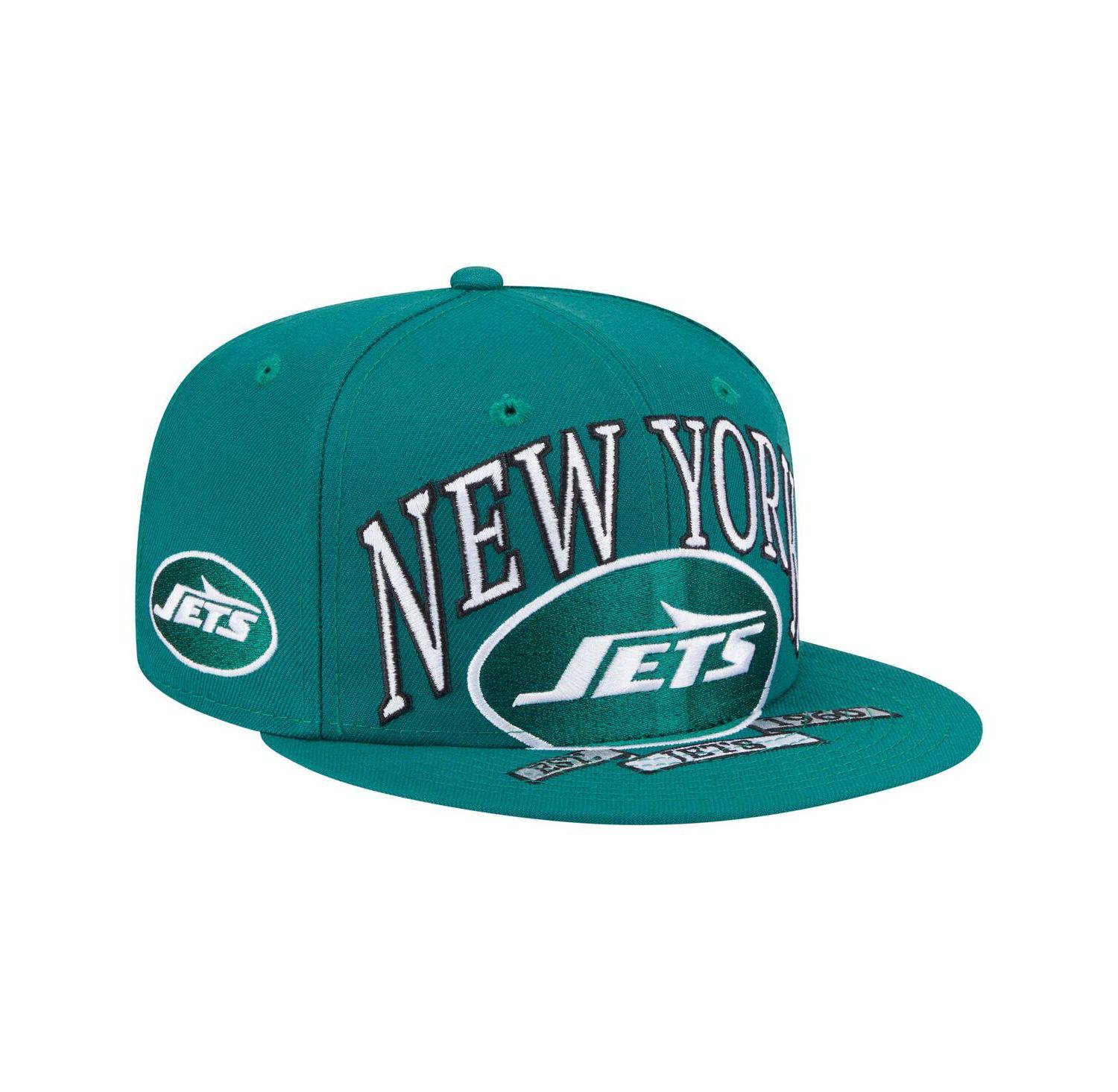 Men's Green New York Jets Oversized 59FIFTY Fitted Hat