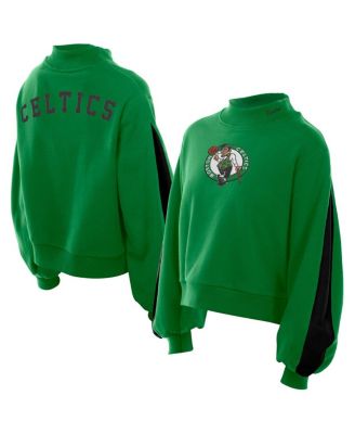 New Era - Women's Kelly Green Boston Celtics Sport Night Balloon Sleeves Sweatshirt