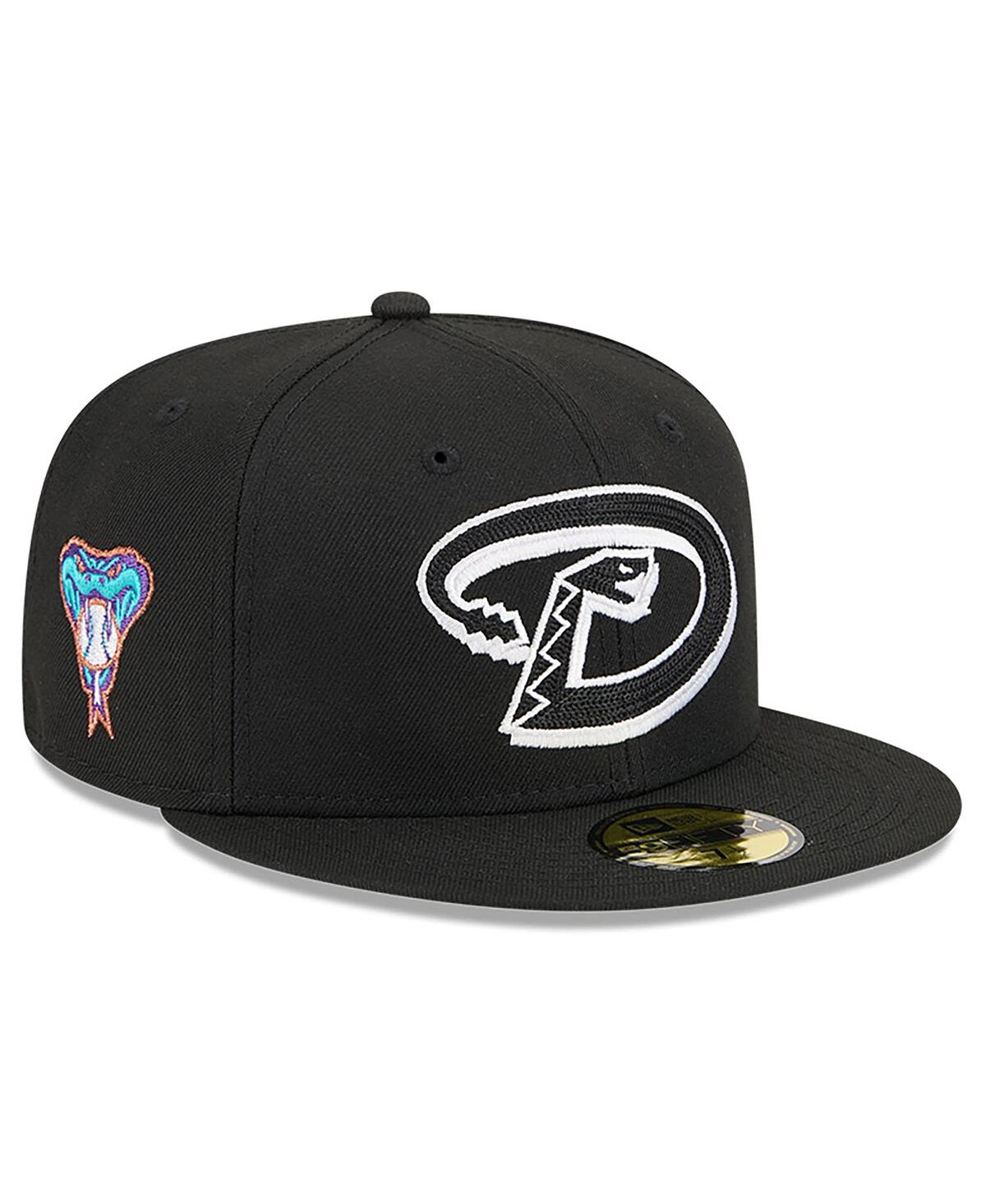 New Era X Alpha Industries Men's Black Arizona Diamondbacks 59fifty Fitted Hat In Brown