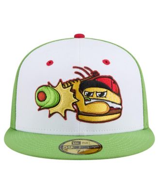 Men's White Lansing Lugnuts Theme Nights 59FIFTY Fitted Hat