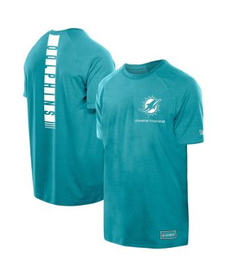 New Era - Men's Aqua Miami Dolphins Functional Fandom Reflective T-shirt