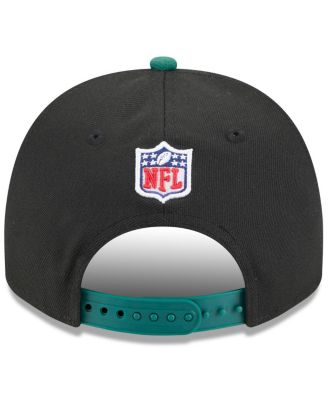 Big Boys and Girls Black/Green New York Jets 2025 NFL Draft A-Frame 9FIFTY Snapback Hat