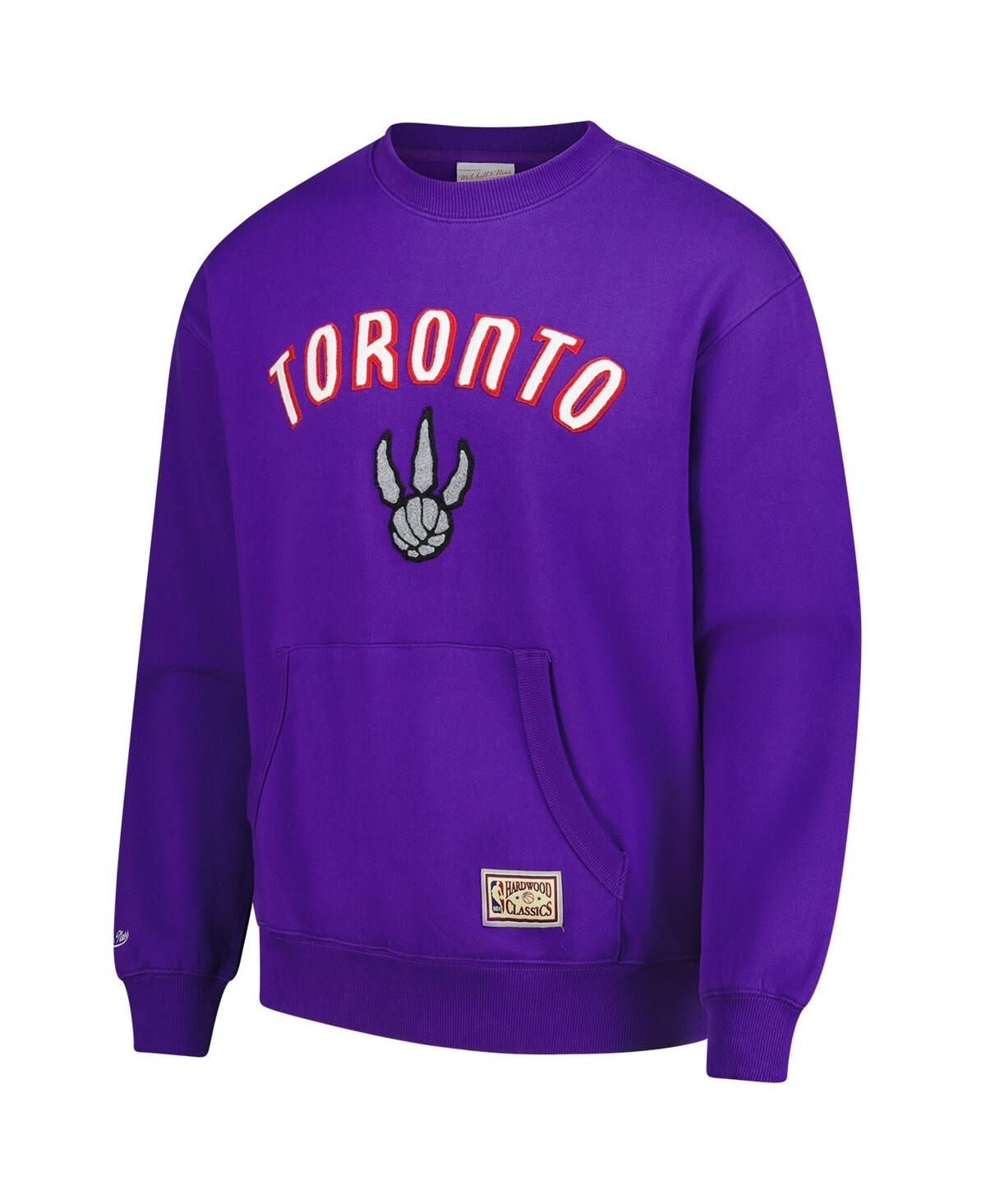 Mitchell & Ness Men's Purple Toronto Raptors Nights Pullover Sweatshirt In Purple