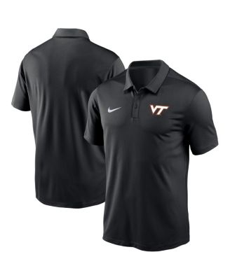 Nike - Men's Black Virginia Tech Hokies Victory Solid Performance Polo Shirt