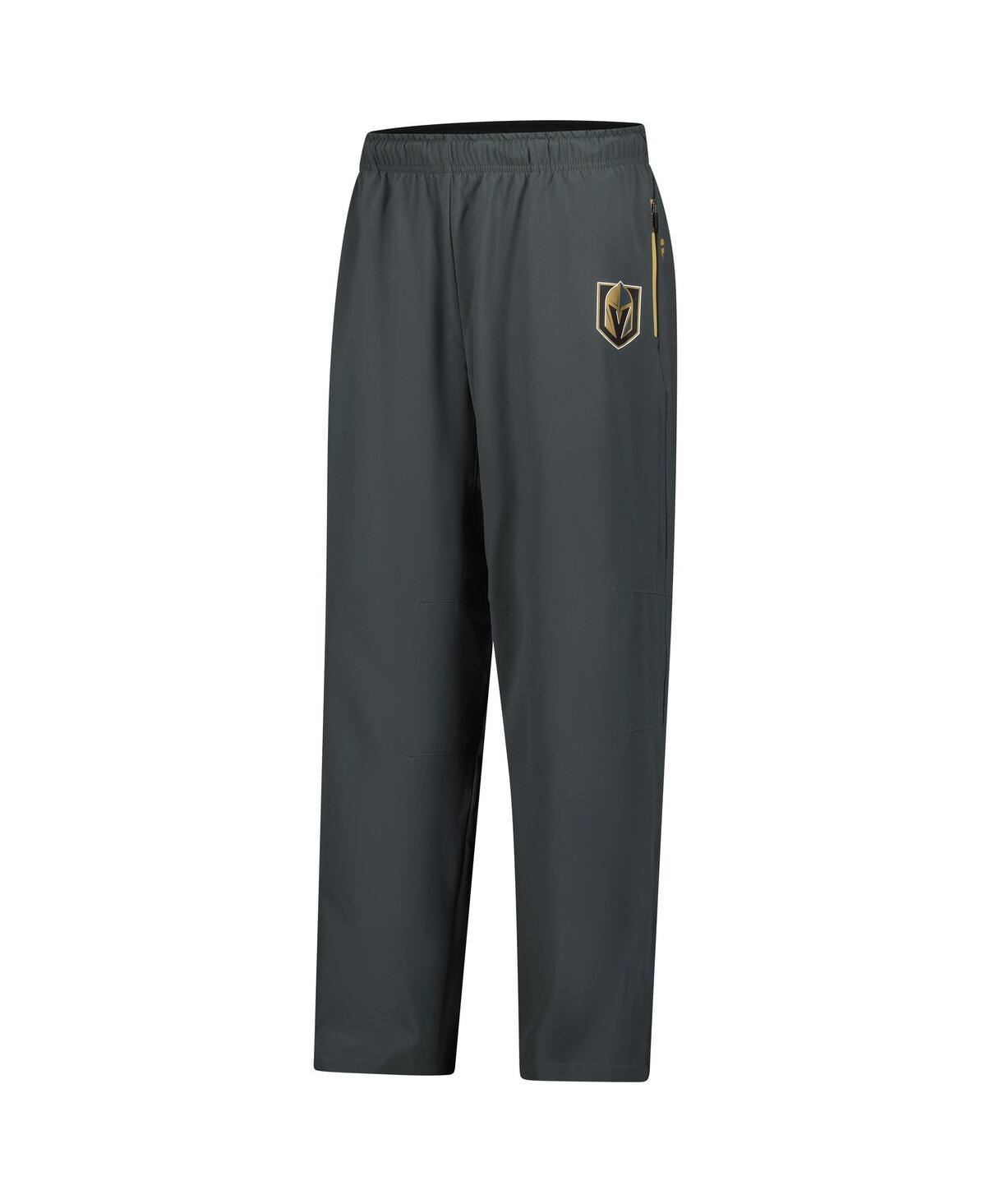 Fanatics Women's Charcoal/gold Vegas Golden Knights Authentic Pro Rink Pants In Gray