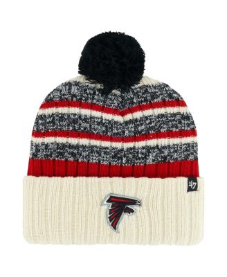 '47 Brand - Men's Natural Atlanta Falcons Tavern Cuffed with Pom Knit Hat