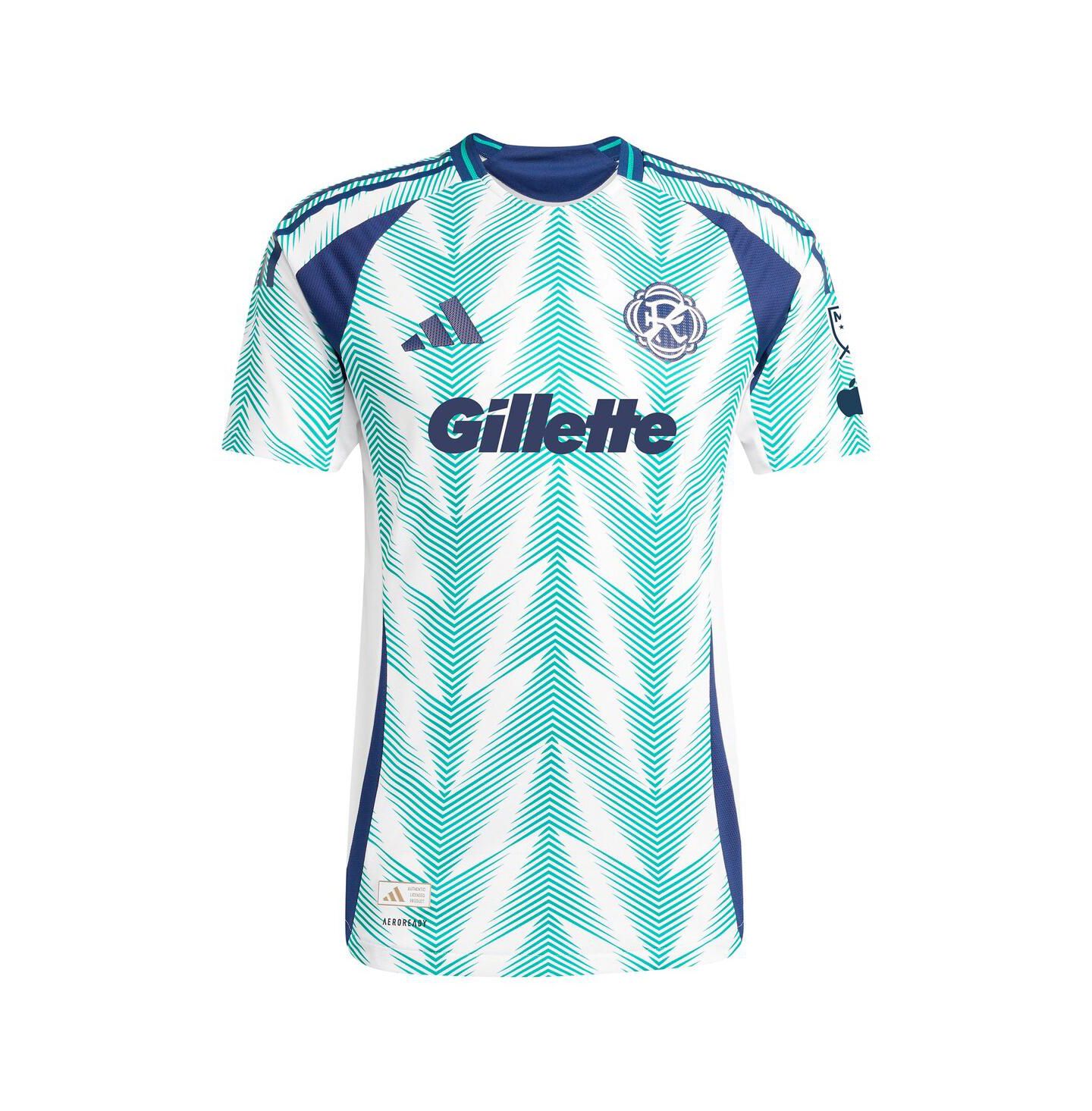 Мужской топ adidas Carles Gil White New England Revolution 2025 Eastern White Pine x Flag of New England Authentic Player Jersey — фото 3