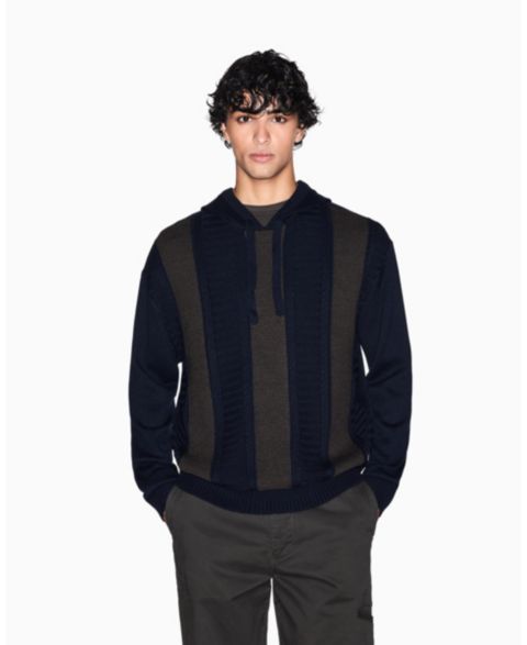 Мужской свитер A|X Armani Exchange Wool Color Block Hood