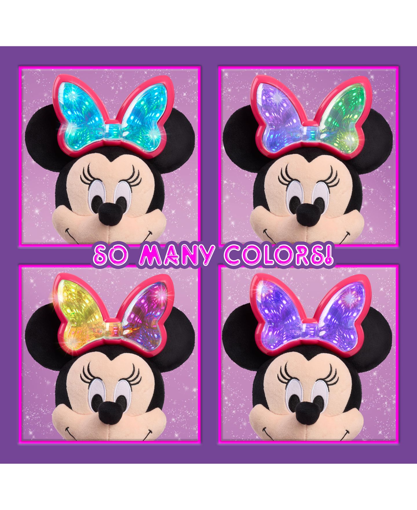 Детская мягкая игрушка Minnie Mouse Colorfinity Interactive 15" Plush — фото 9