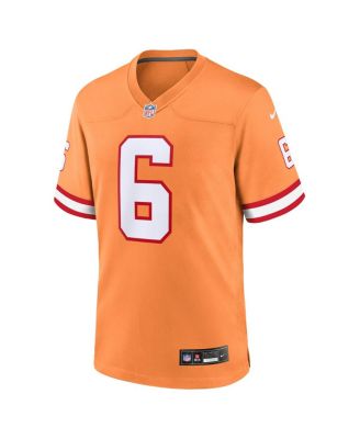 Men's Baker Mayfield Orange Tampa Bay Buccaneers Throwback Game Jersey