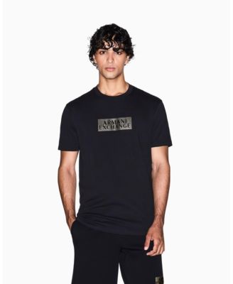 A|X Armani Exchange - Men's Gold Logo Graphic T-Shirt