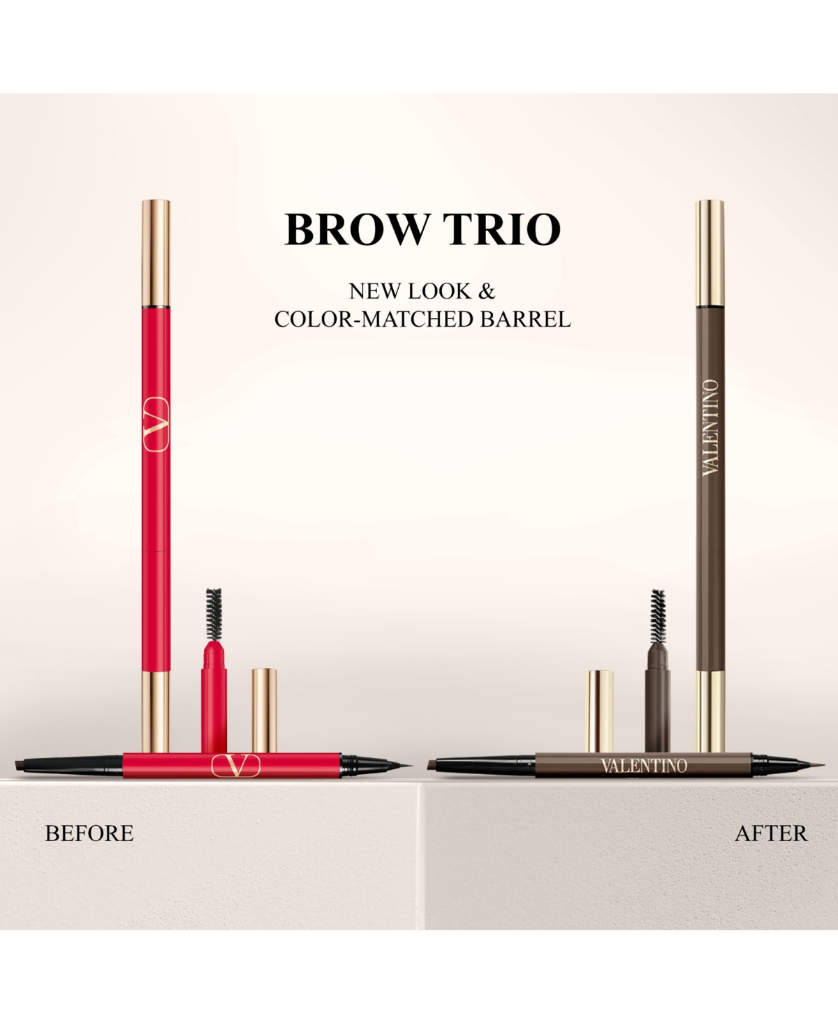 Valentino 3-in-1 Eyebrow Pencil, 0.019 Oz.