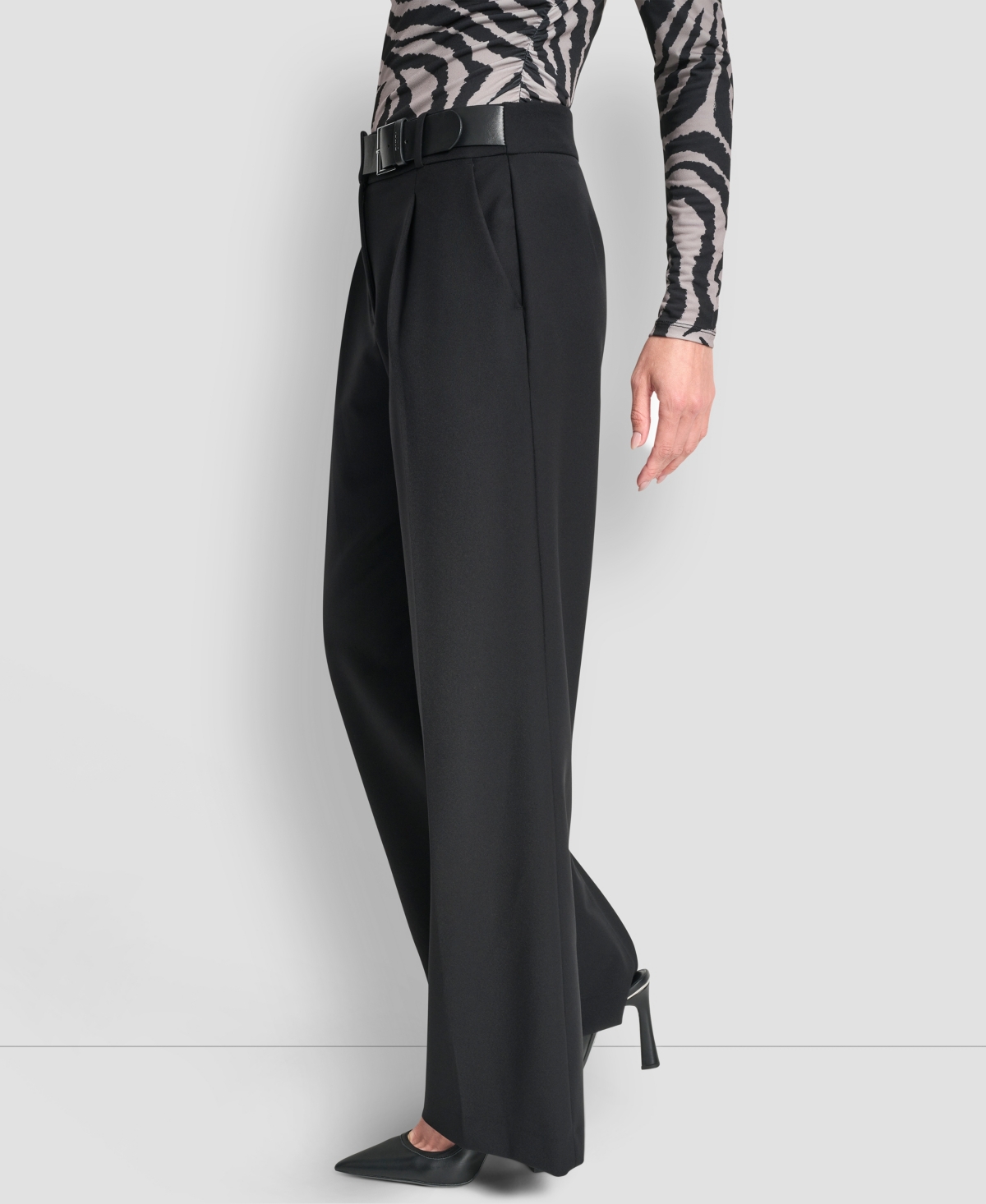 Dkny Women's Wide Leg Trousers