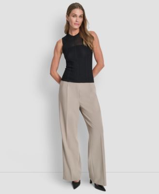 Women's Sleeveless Crewneck Sweater