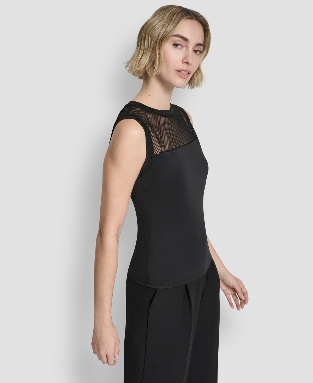 Dkny Women's Ponte Sleeveless Tank Top