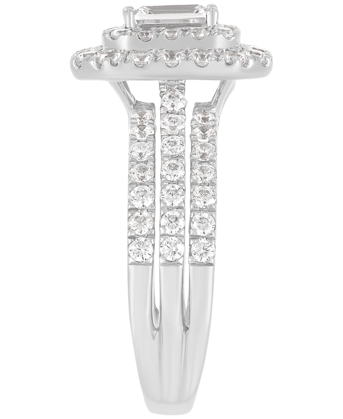 Grown With Love Lab-grown Diamond Ring (2 Ct. T.w.) In 14k White Gold In Gold