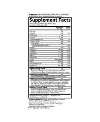 Sport Post-Workout Recovery, Blackberry Lemonade 15.7 Oz