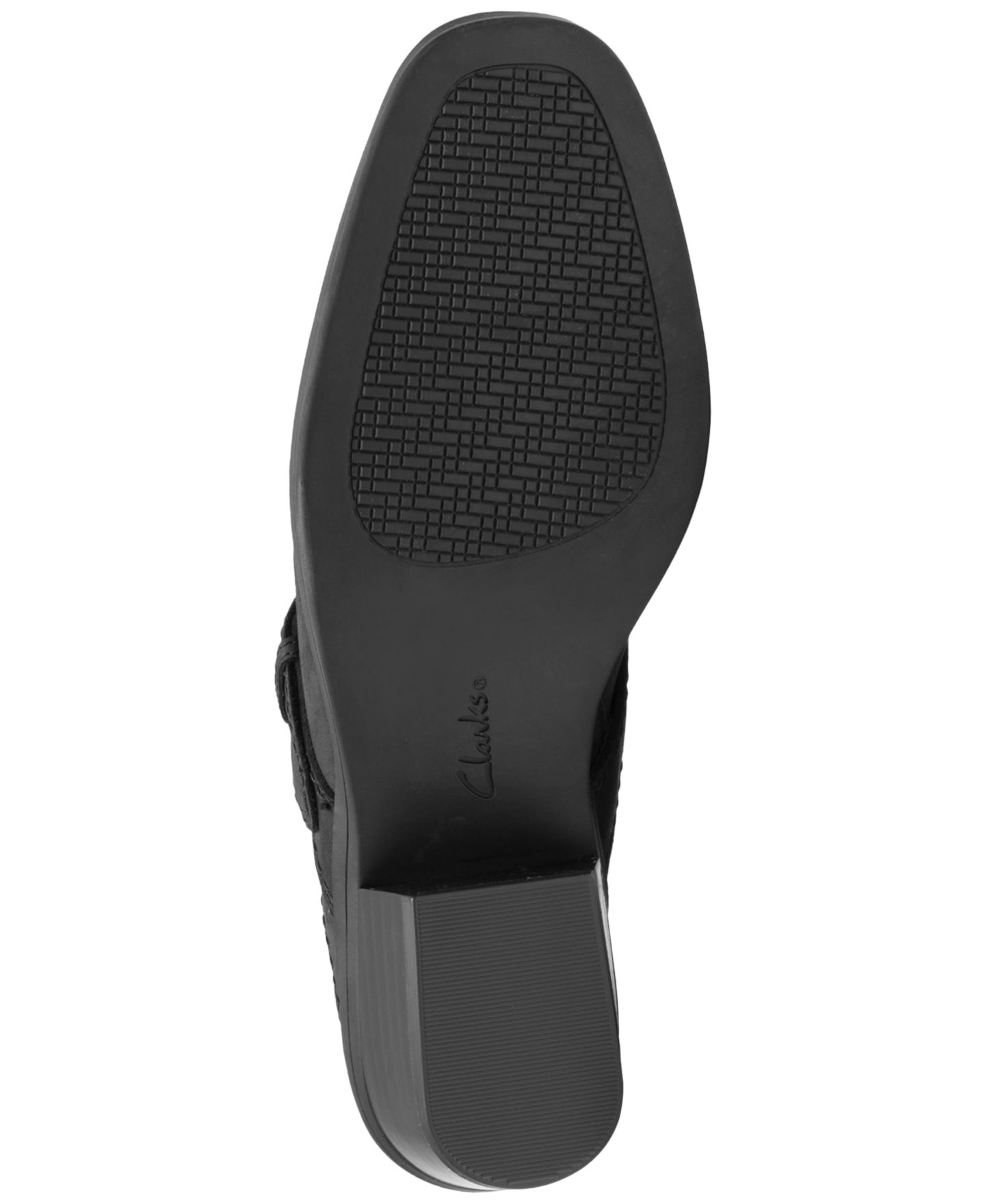 Женские сабо Clarks Danyelle Mist Slip-On Mules, цвет: Чёрный кожаный — фото 5