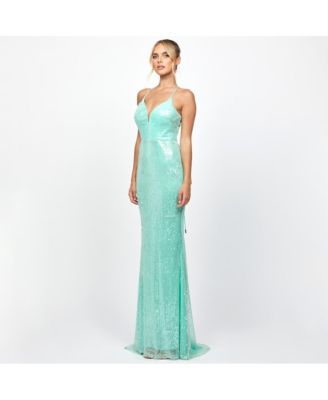 Indyana Sequin Strappy Back Maxi