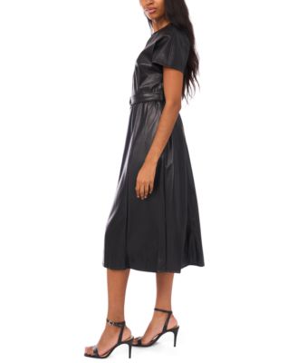 Women's Dolman Sleeve Belted Dress