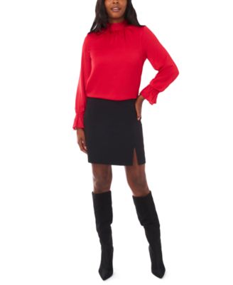 Women's Open Back Long Sleeve Top