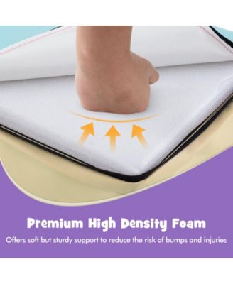 6 Pieces Foam Climbing Blocks Soft Play Climbing for Toddlers with Tunnel