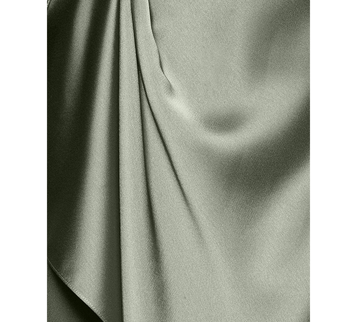 Xscape Petite Long Sleeve Shirt Dress In Green