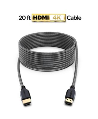 HDMI Cable 2-Pack High Speed Braided Gold Connectors for TV Laptop Console