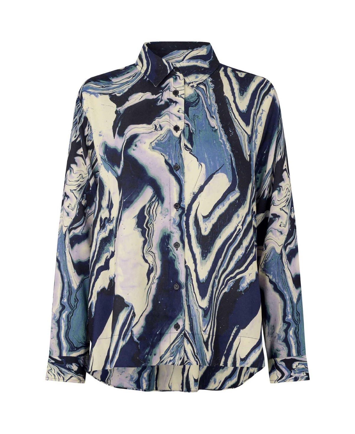 Masai Copenhagen Women's MaImanja Long Sleeve Collared Shirt