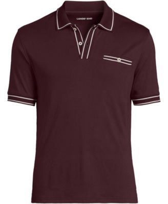 Men's Short Sleeve Tipped Welt Pocket Supima Polo