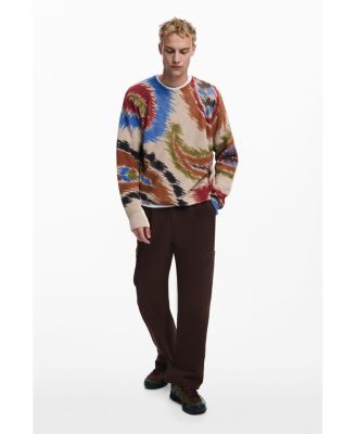 Men's Abstract paisley sweater