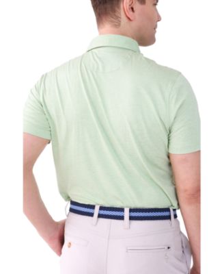 Men's Melange Mesh Performance Polo